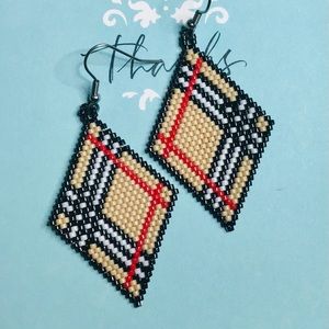 Handmade beaded earrings